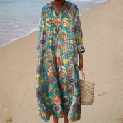 Sophie | Robe Longue Motifs Bohèmes