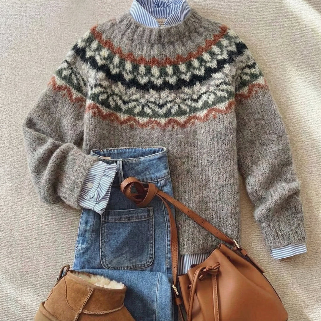 Ysérine – Tricot nordique Sweter Heritage