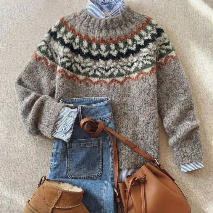 Ysérine – Tricot nordique Sweter Heritage