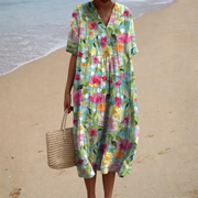 Juliette | Robe Longue Fleurie Colorée
