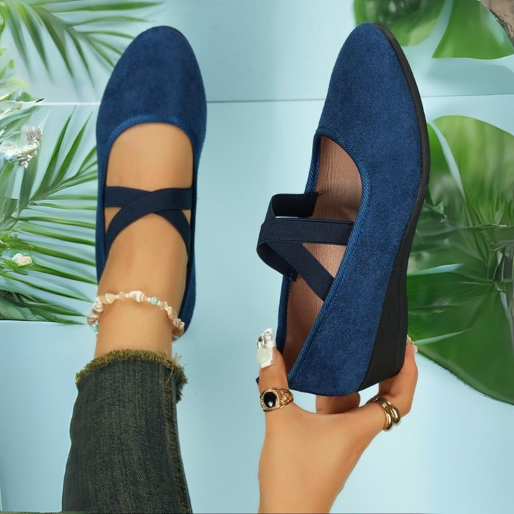 Meliora – Chaussures compensées confortables à enfiler