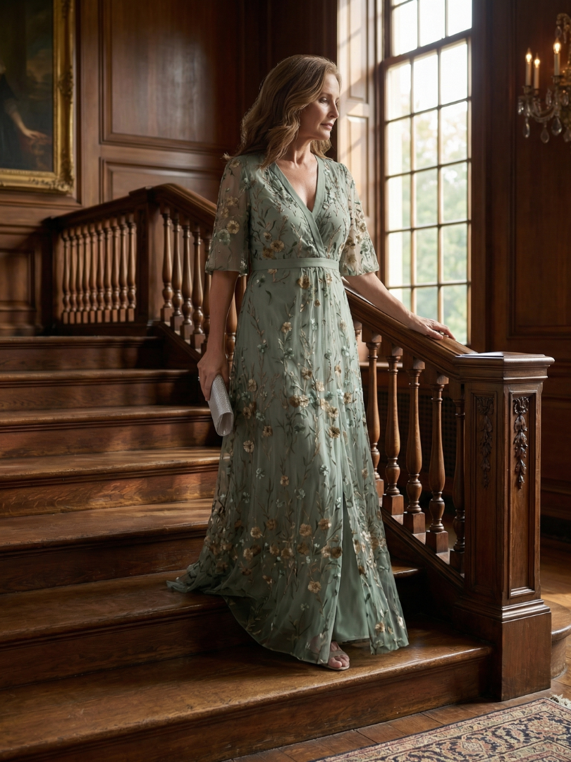 Aneta | Robe Maxi Halter Fleurie