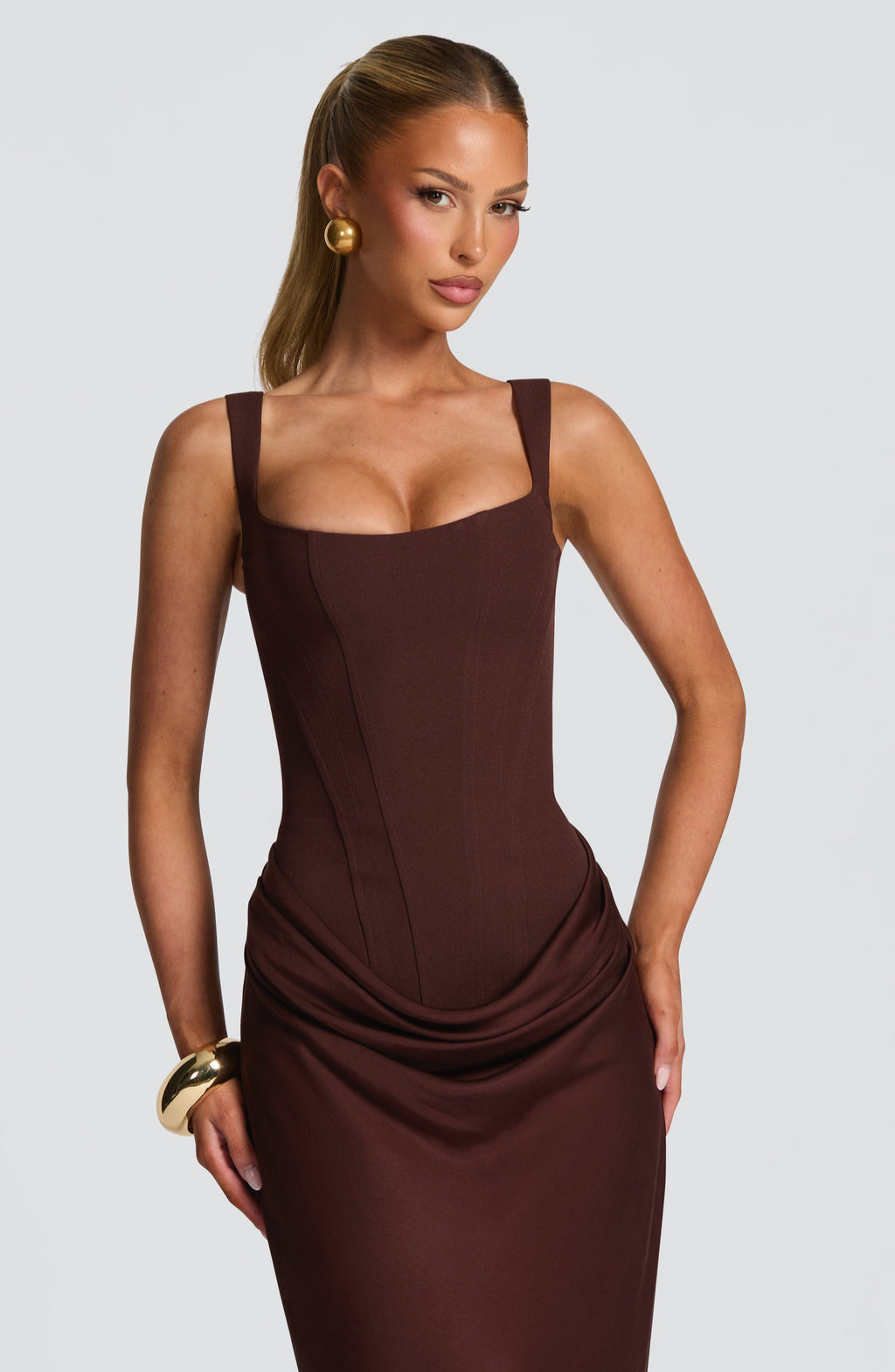 ÉLÉNA™ | ROBE MAXI EN FORME DE SABLIER
