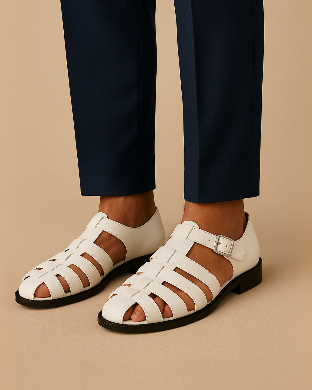 Tavion – Sandales à brides tressées