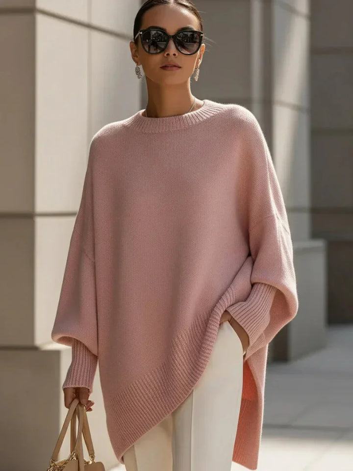 Mona | Poncho pull douillet moyen