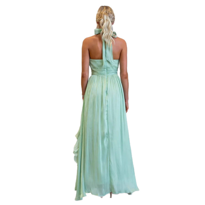 Robe longue Celestia à volants