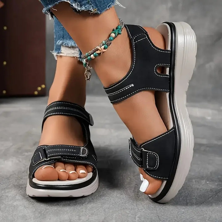 Marzora – Sandales compensées orthopédiques confortables