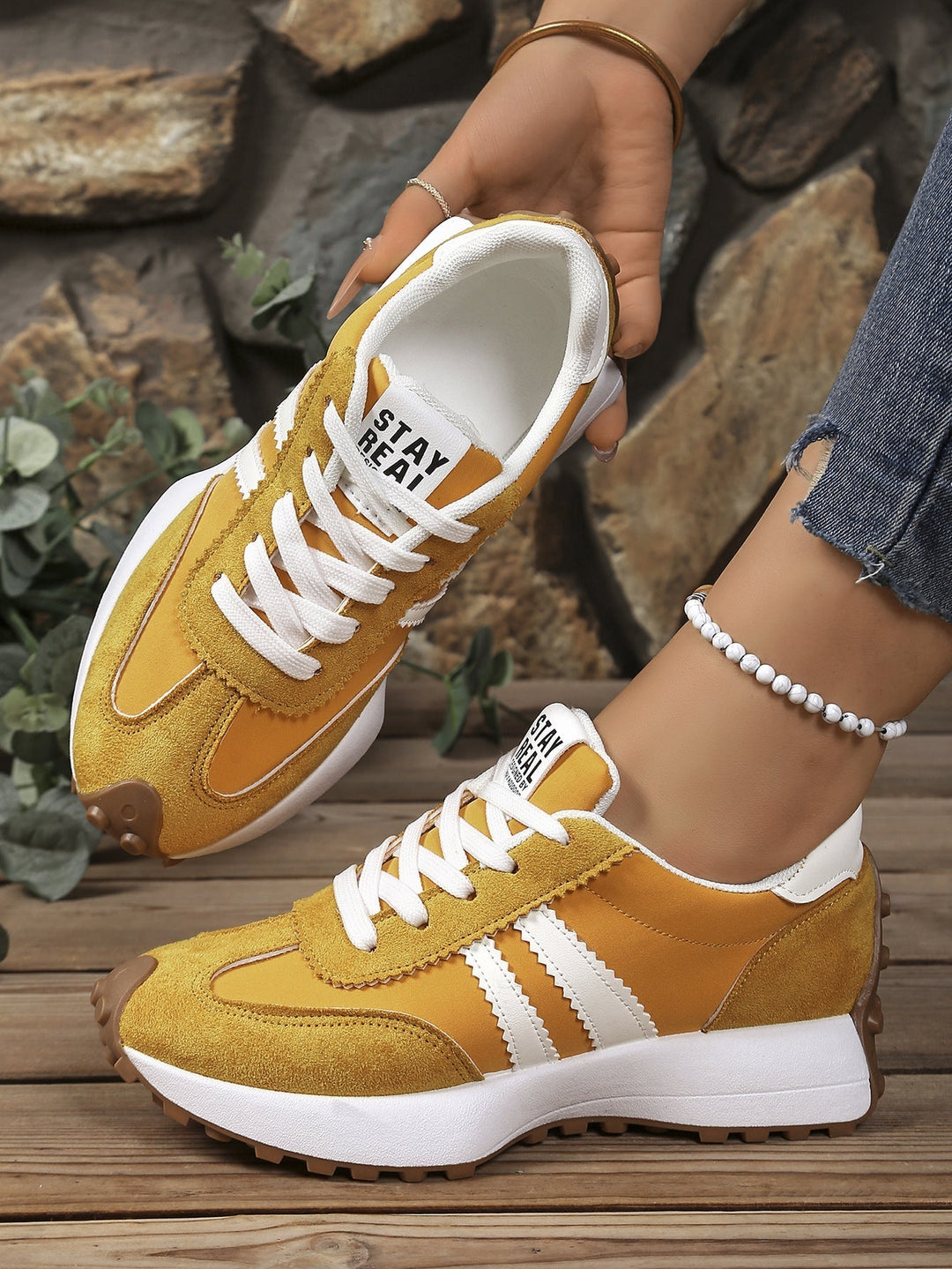 Juvella – Chaussures décontractées stabilisatrices en cuir