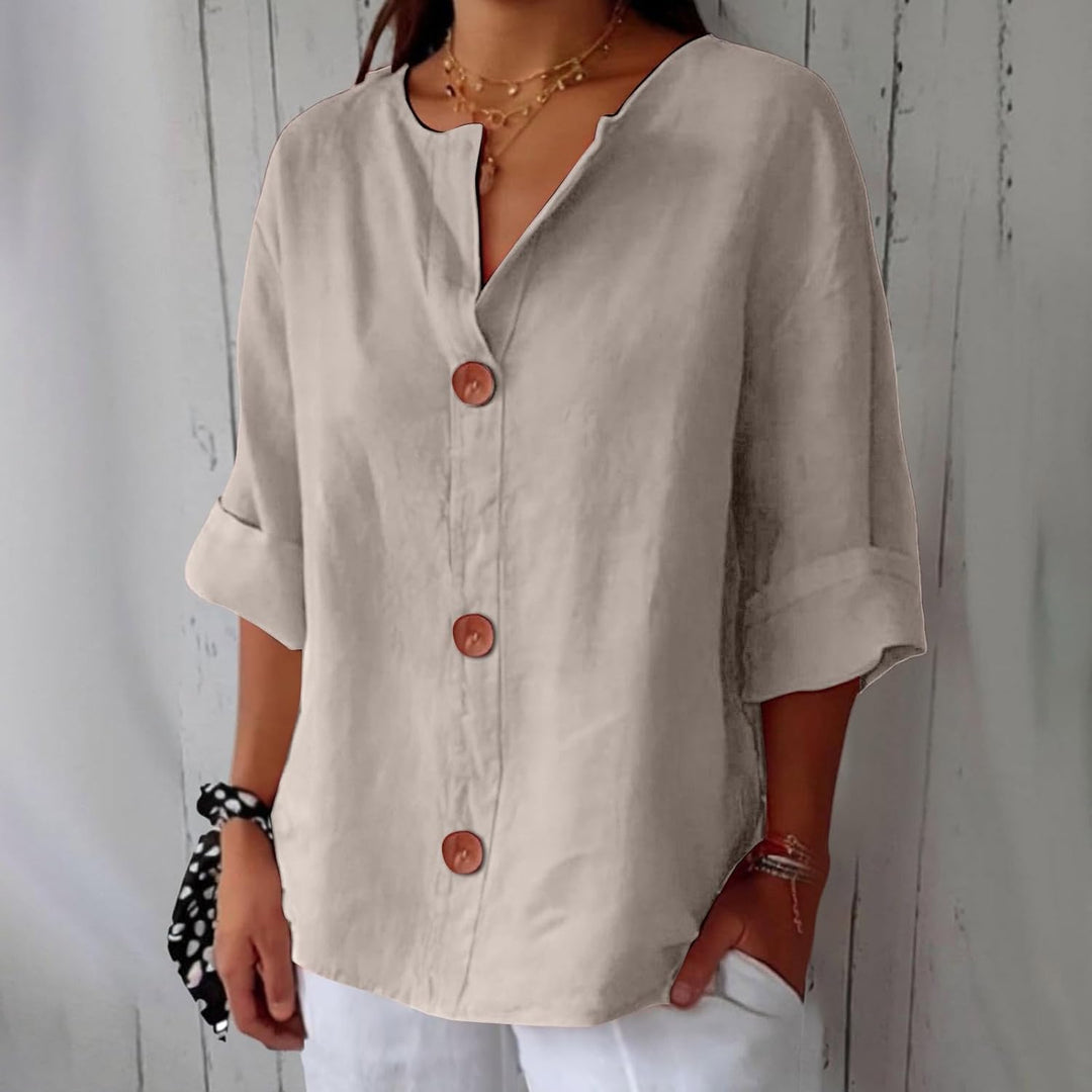 Narelia – Blouse en lin à bretelles