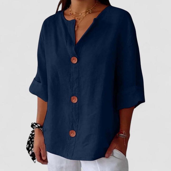 Narelia – Blouse en lin à bretelles