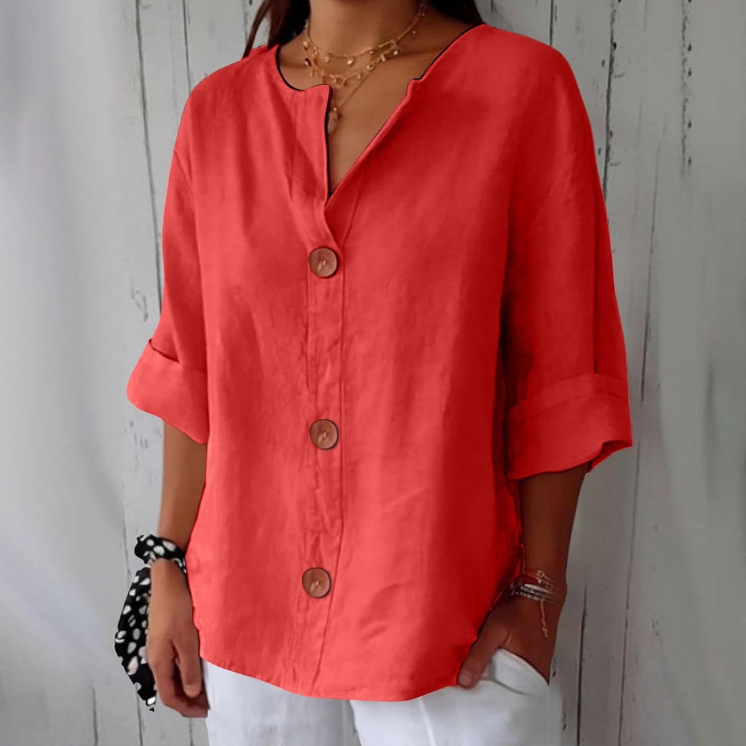 Narelia – Blouse en lin à bretelles
