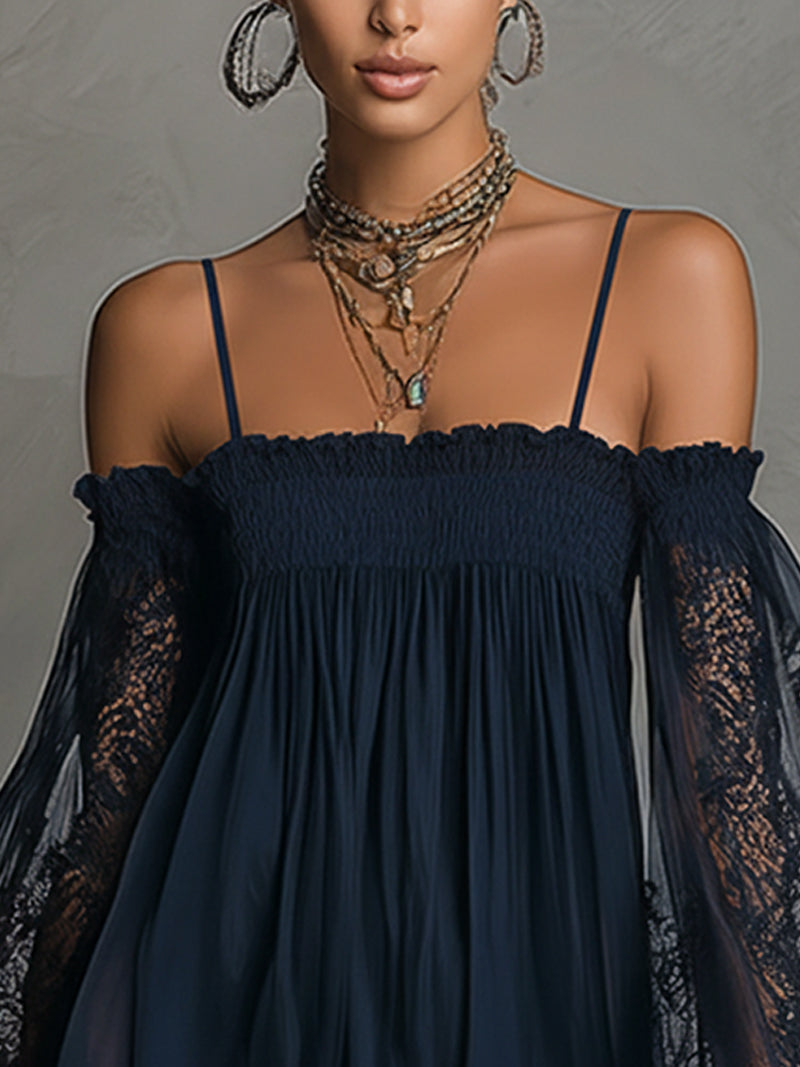 Camille | Mini-robe bustier élégante avec dentelle