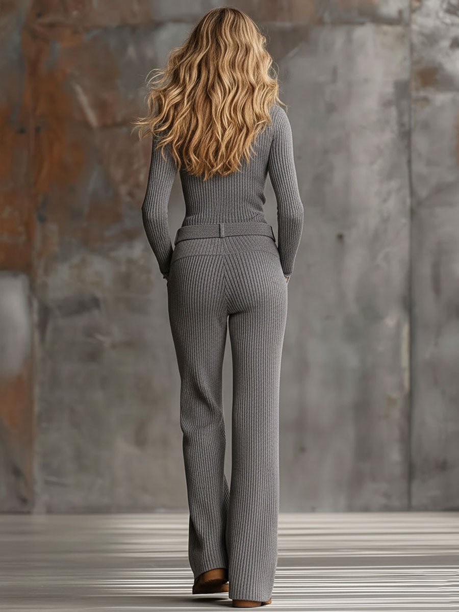 Ilona – ensemble pull rétro