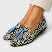 Nora | Mocassins Pompons