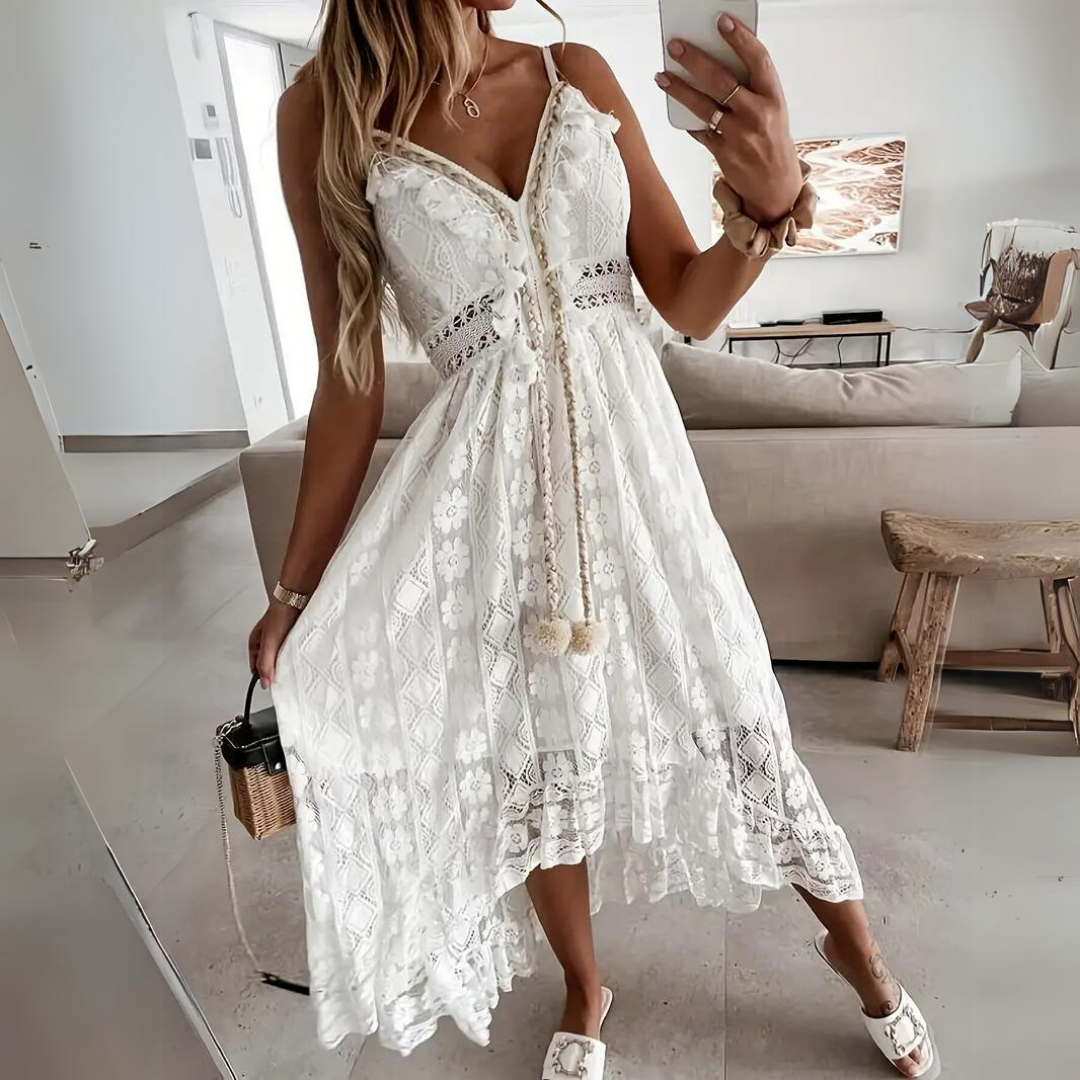 Apolline | Robe Bohème Dentelle