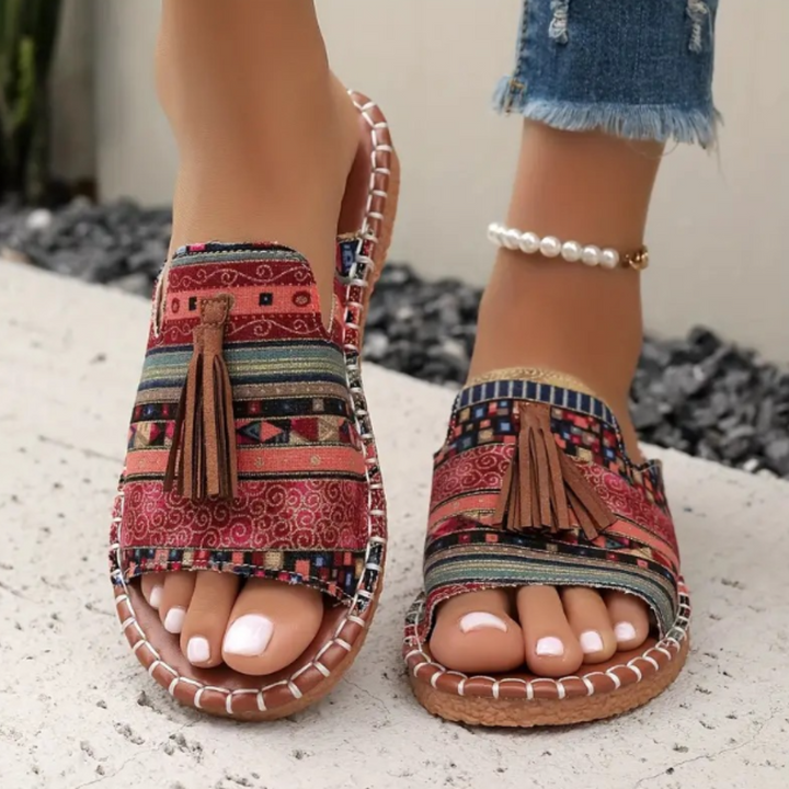 Kaliora – Sandales bohèmes avec support orthopédique