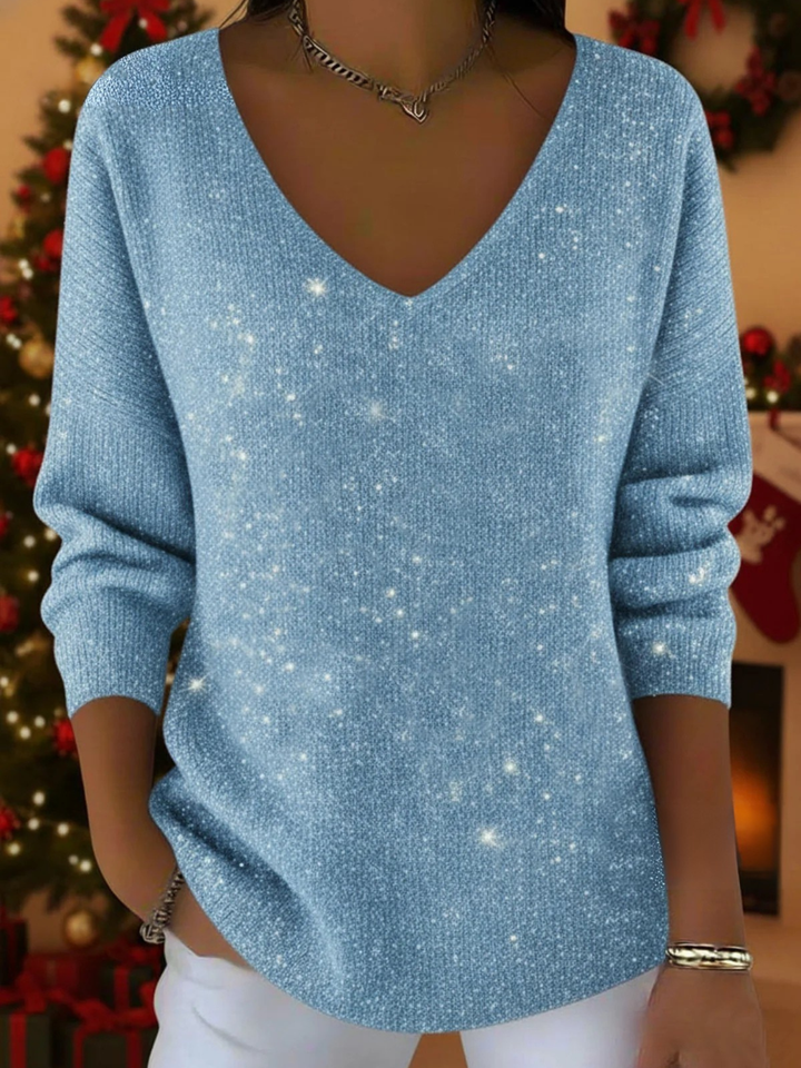 Lorienne – Pull de Noël avec décolleté