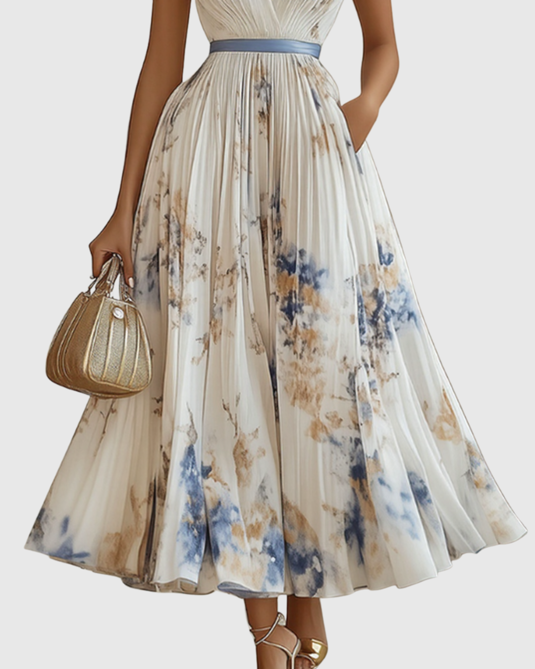 Siena™ - Robe longue élégante avec vague