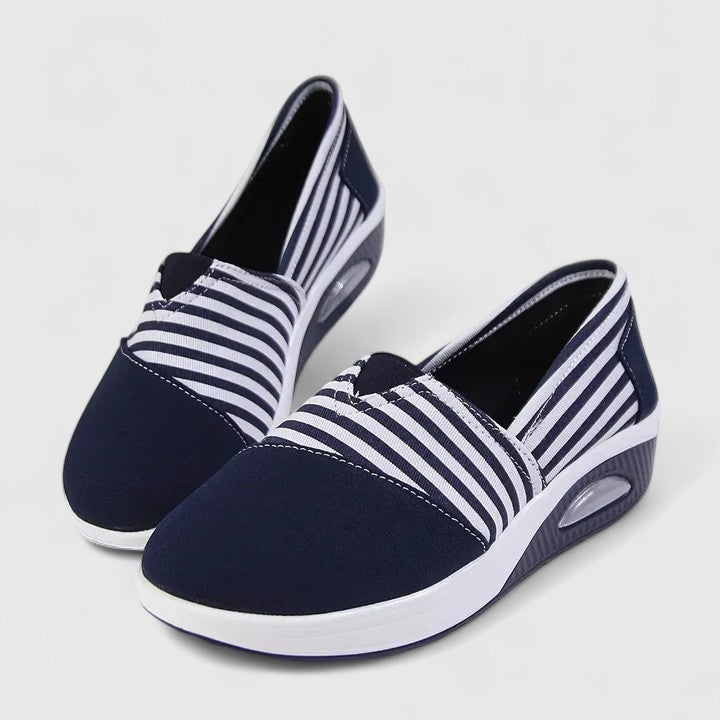 Marina | Baskets Slip-On Rayées