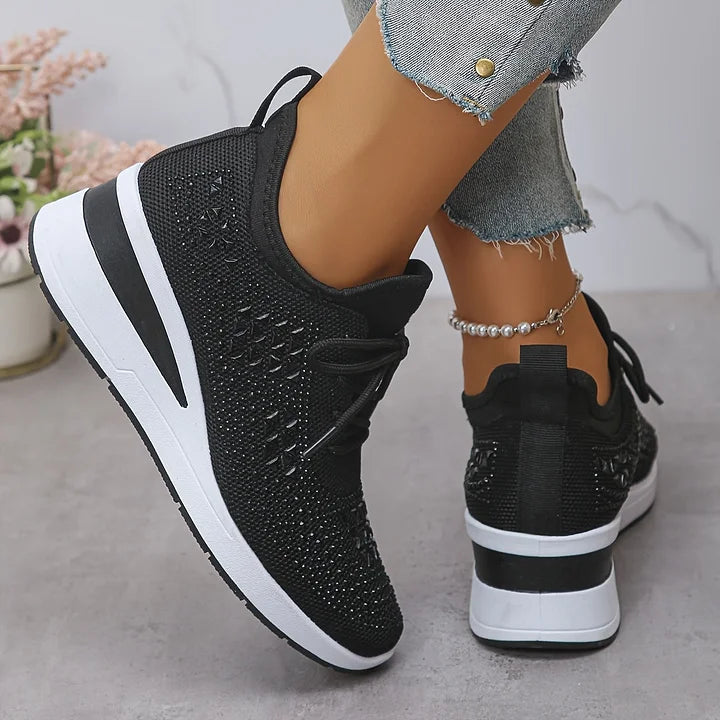 Zielka – Chaussures orthopédiques à la mode avec zircone cubique