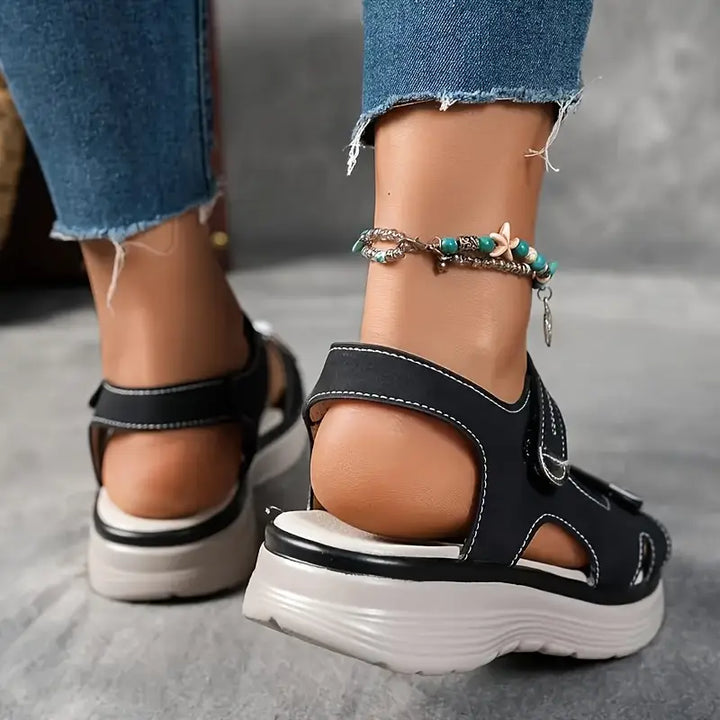 Marzora – Sandales compensées orthopédiques confortables