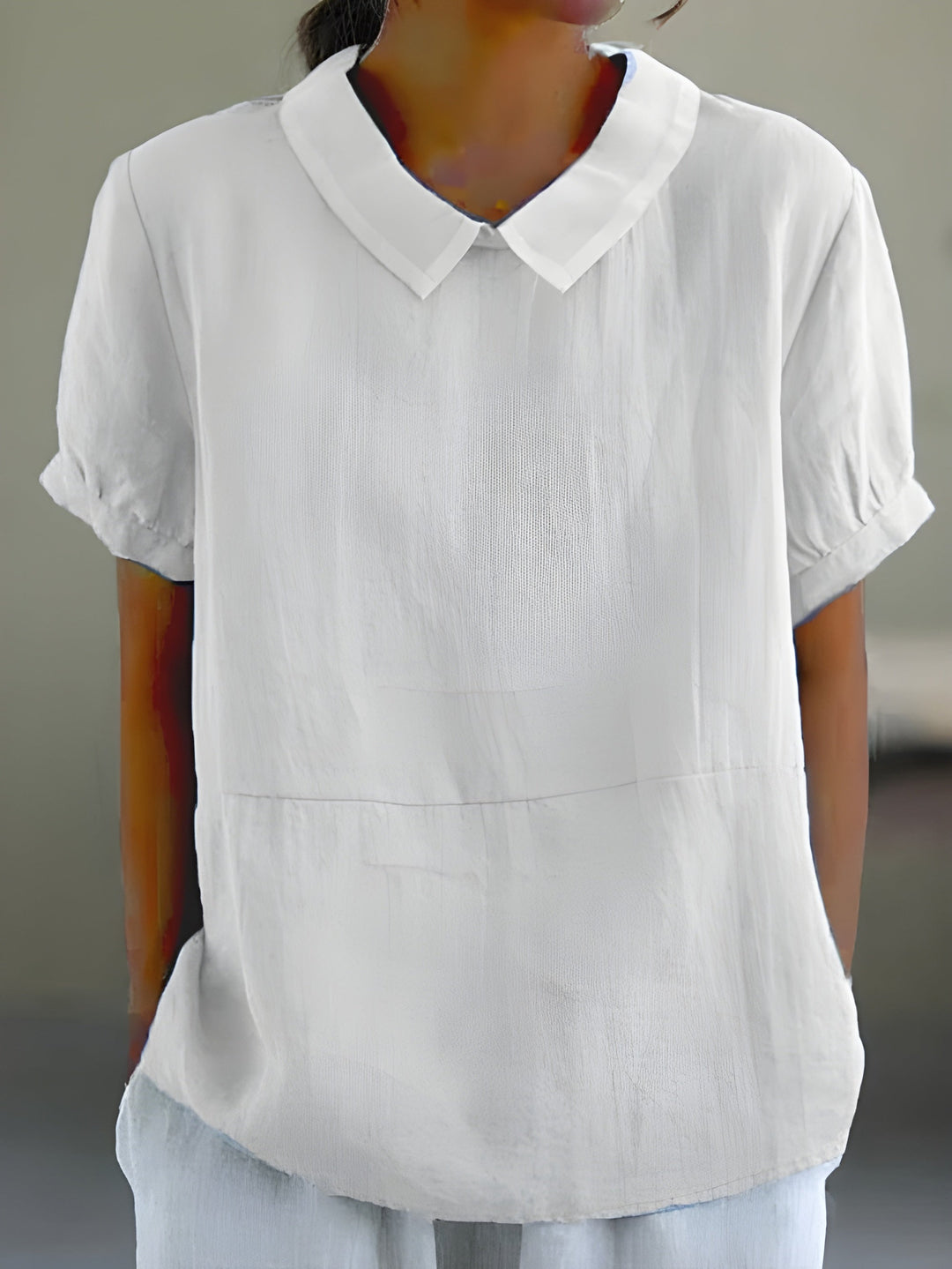 Cecilia - La blouse ample à col chic