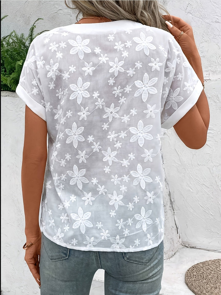 Izabela – Blouse blanche élégante