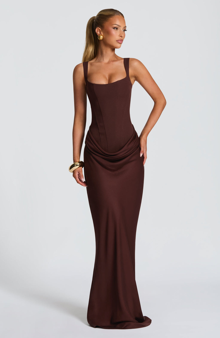 ÉLÉNA™ | ROBE MAXI EN FORME DE SABLIER