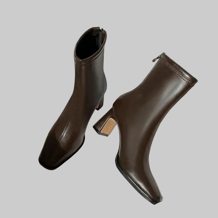Bélouchi | Bottines élégantes à talons hauts et design sophistiqué