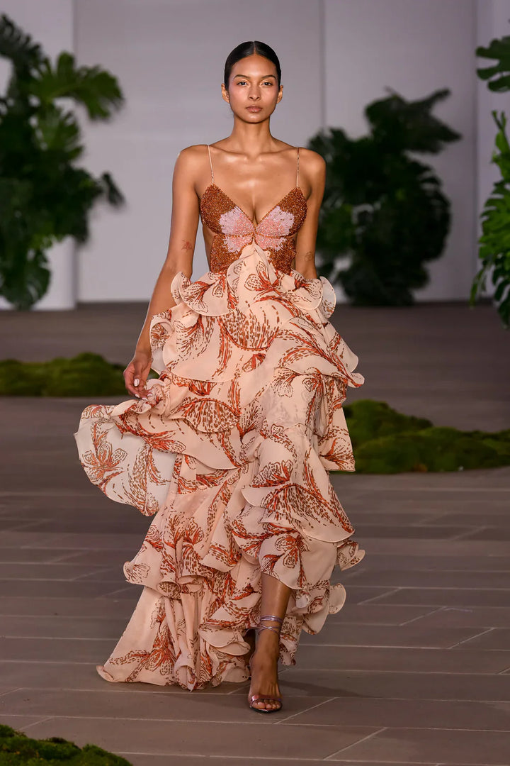 Nahia | Robe à volants