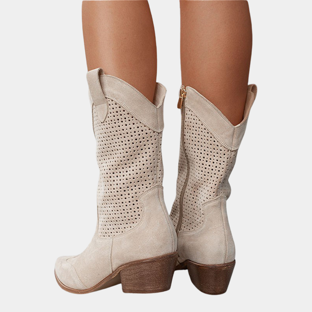 Klaudia – Chaussures orthopédiques style cowboy