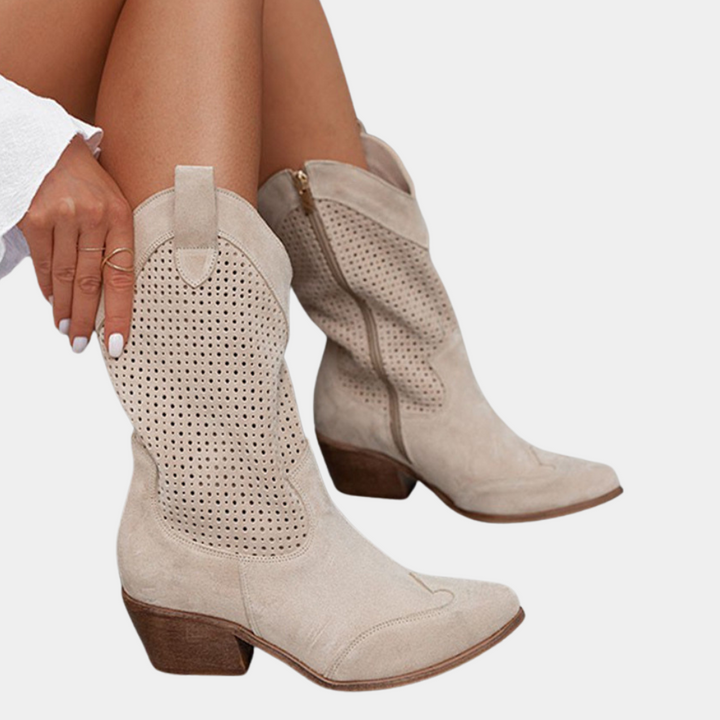 Klaudia – Chaussures orthopédiques style cowboy