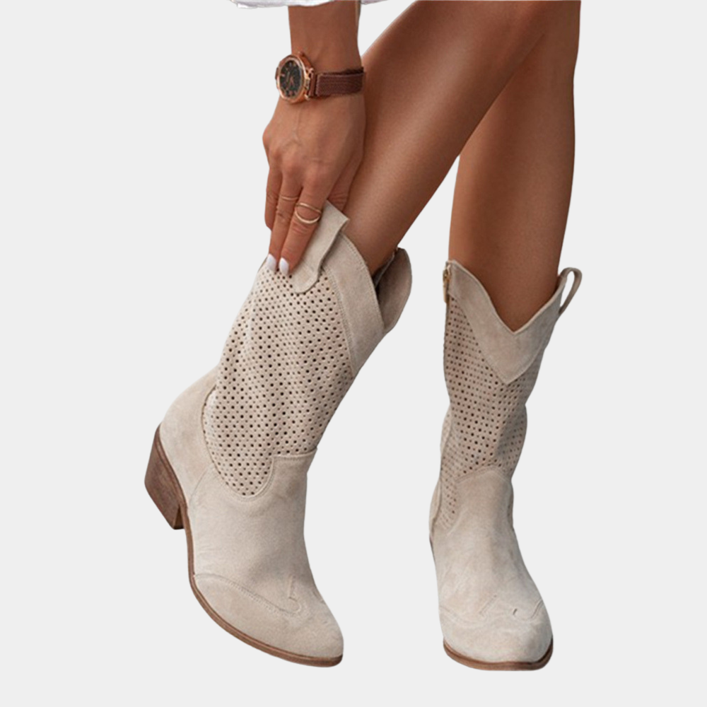 Klaudia – Chaussures orthopédiques style cowboy