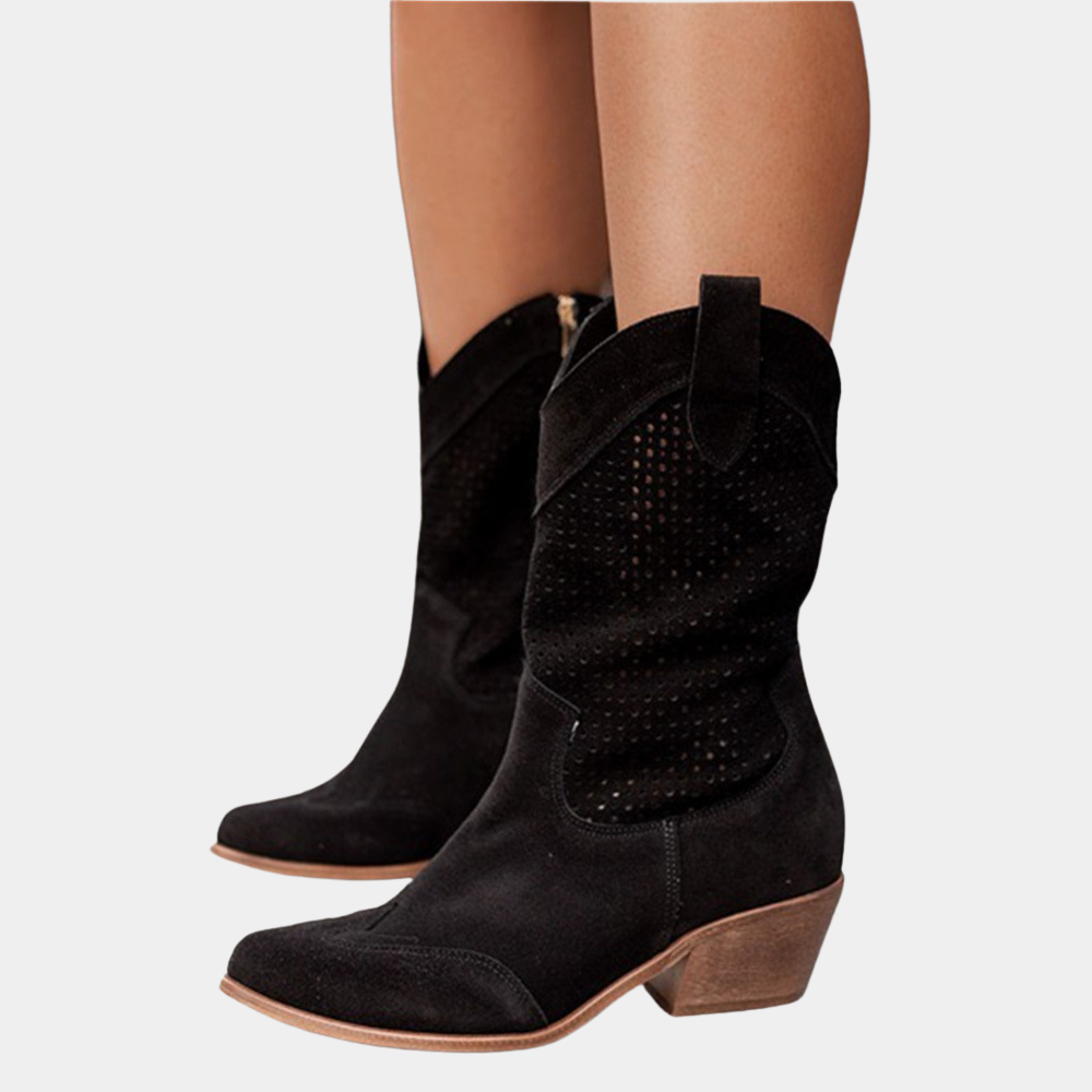 Klaudia – Chaussures orthopédiques style cowboy