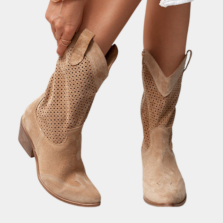 Klaudia – Chaussures orthopédiques style cowboy