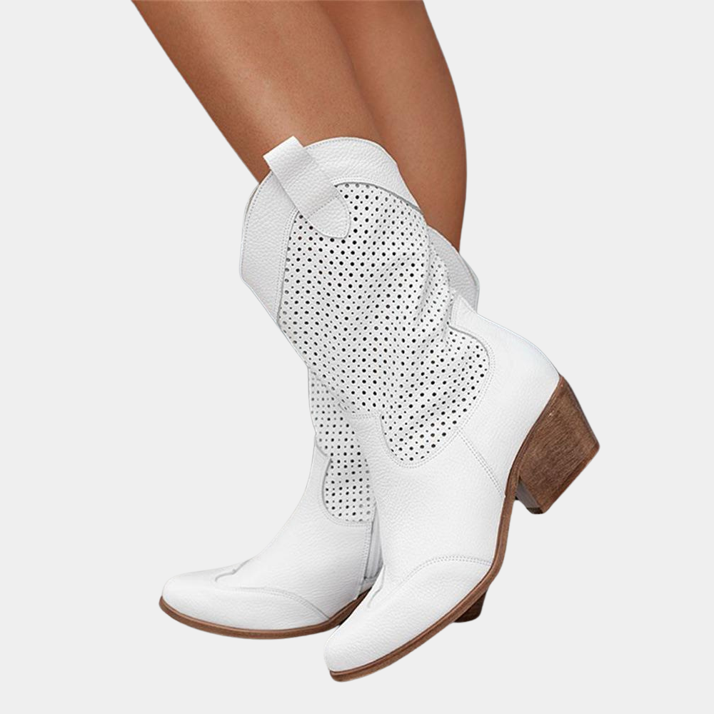 Klaudia – Chaussures orthopédiques style cowboy