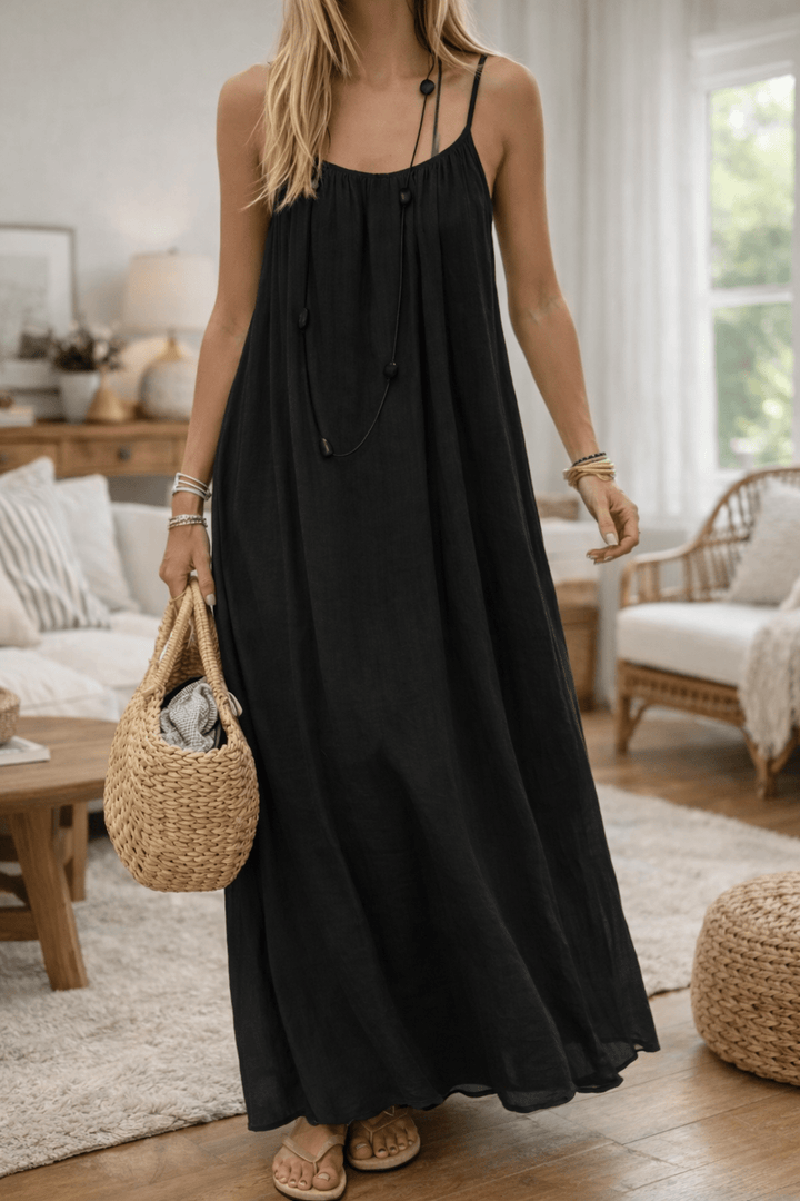 Robe longue dos nu