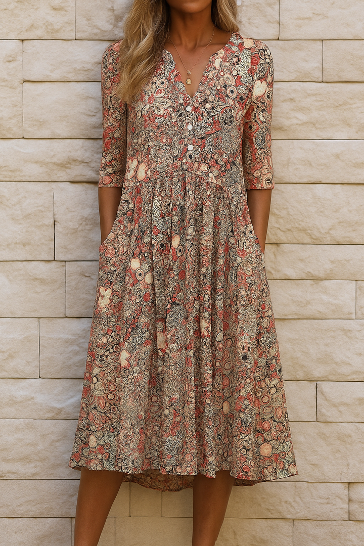 OLIVIE | ROBE ÉLÉGANTE À COL COEUR
