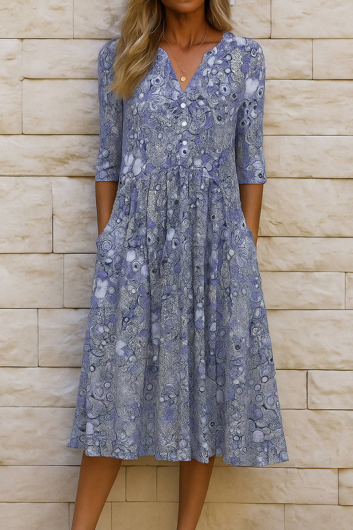 OLIVIE | ROBE ÉLÉGANTE À COL COEUR