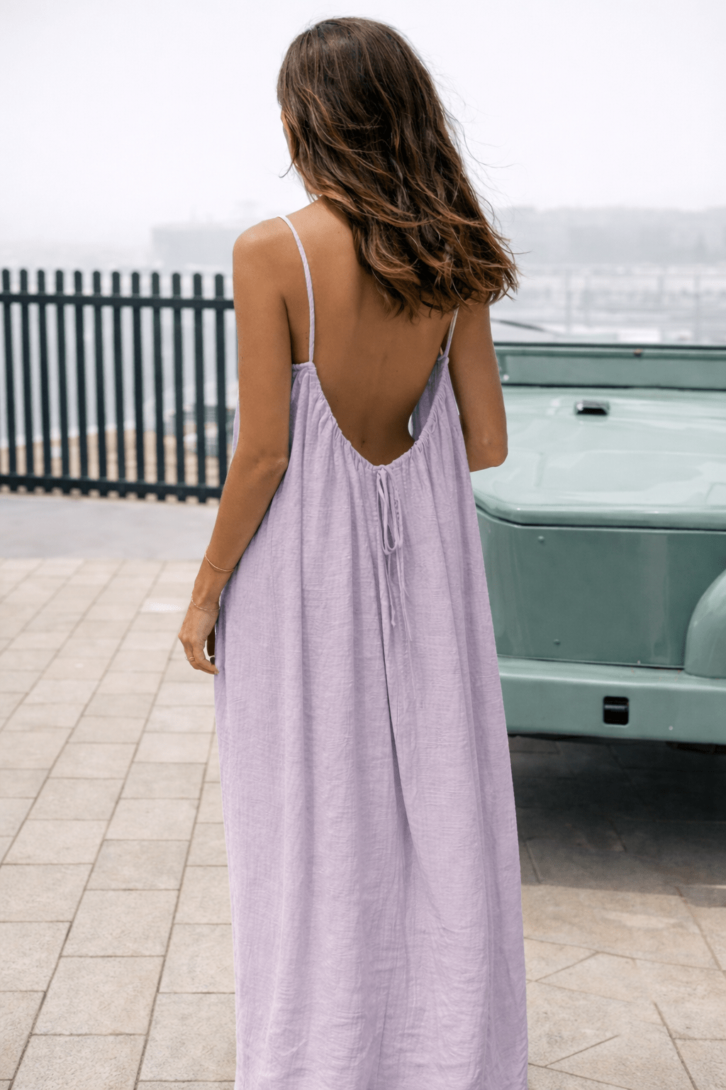 Robe longue dos nu