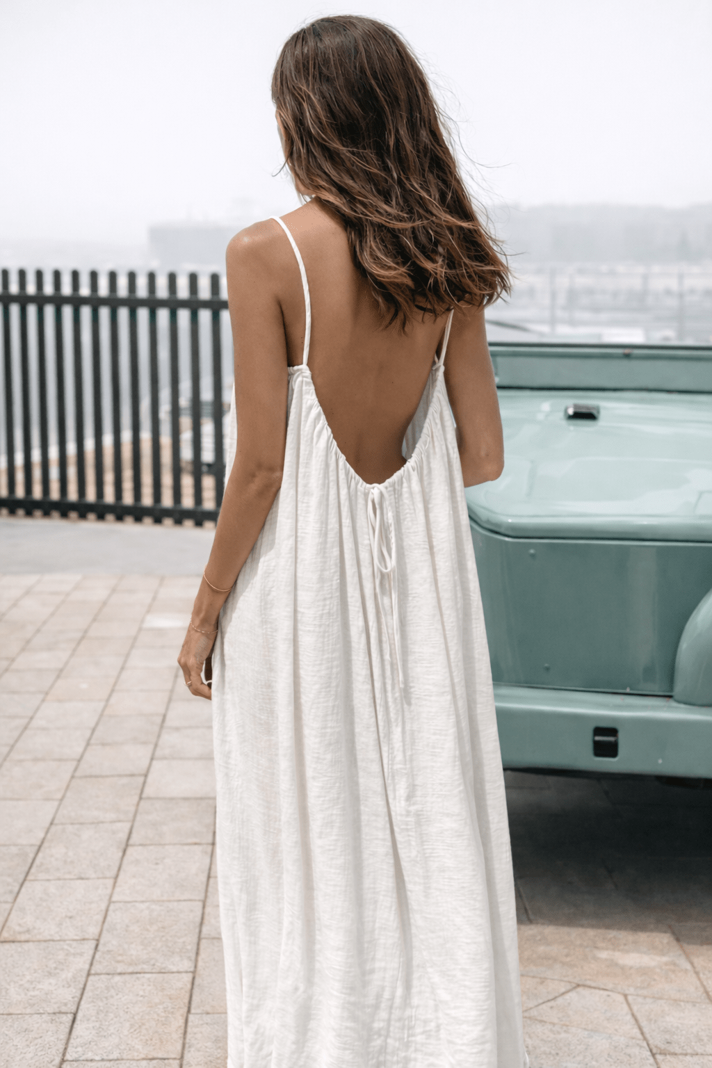 Robe longue dos nu