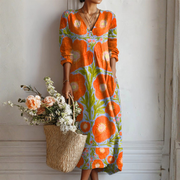 Mireille | Robe Imprimée Fleur Vintage