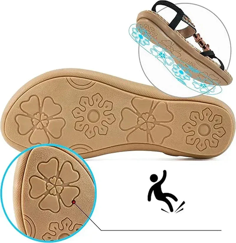 Alivira – Sandales orthopédiques vegan Comfort+ avec plateforme