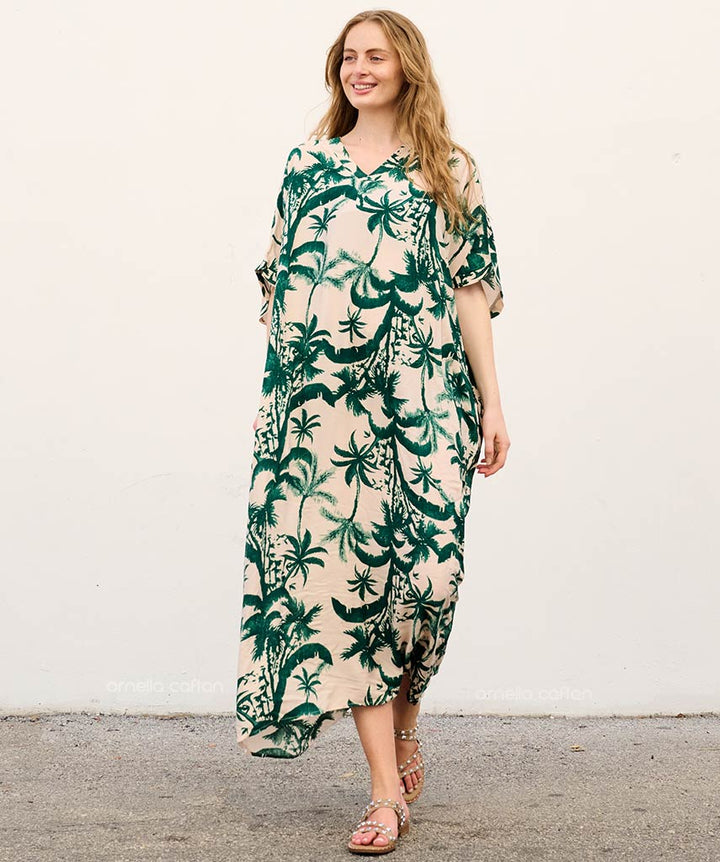 Orla - Robe caftan avec poches pour un usage quotidien