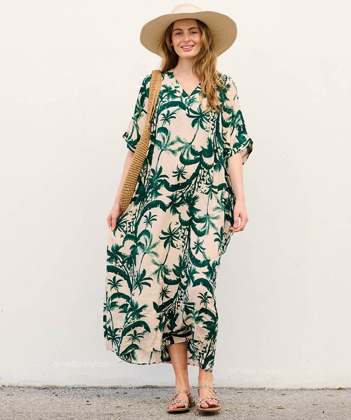 Orla - Robe caftan avec poches pour un usage quotidien