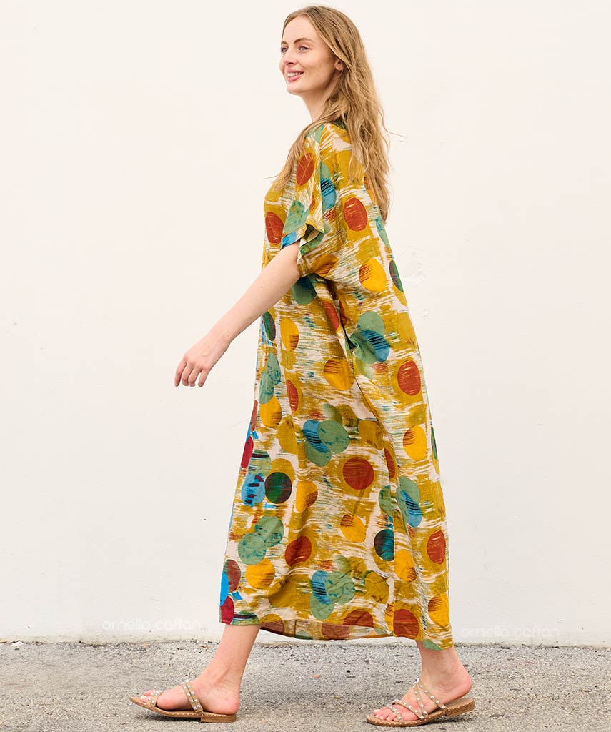 Luma - Robe caftan avec poches pour un usage quotidien