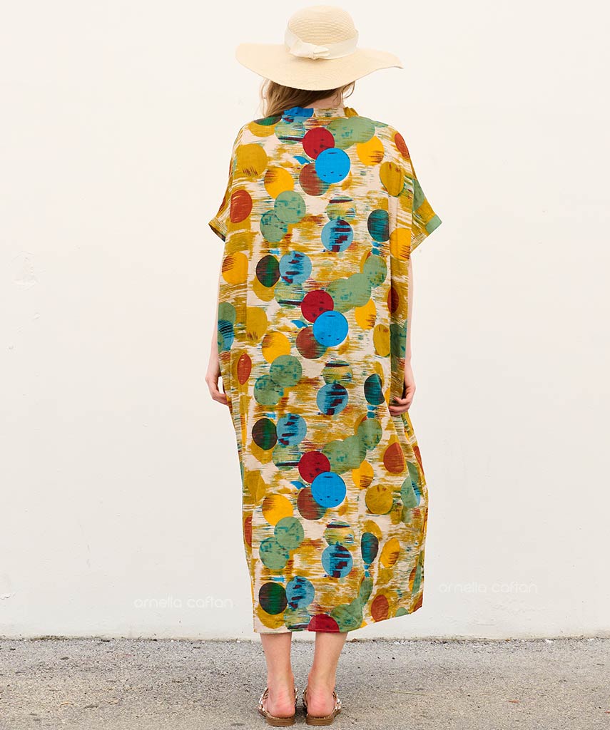 Luma - Robe caftan avec poches pour un usage quotidien