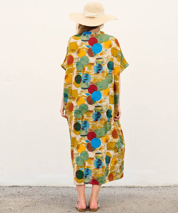 Luma - Robe caftan avec poches pour un usage quotidien