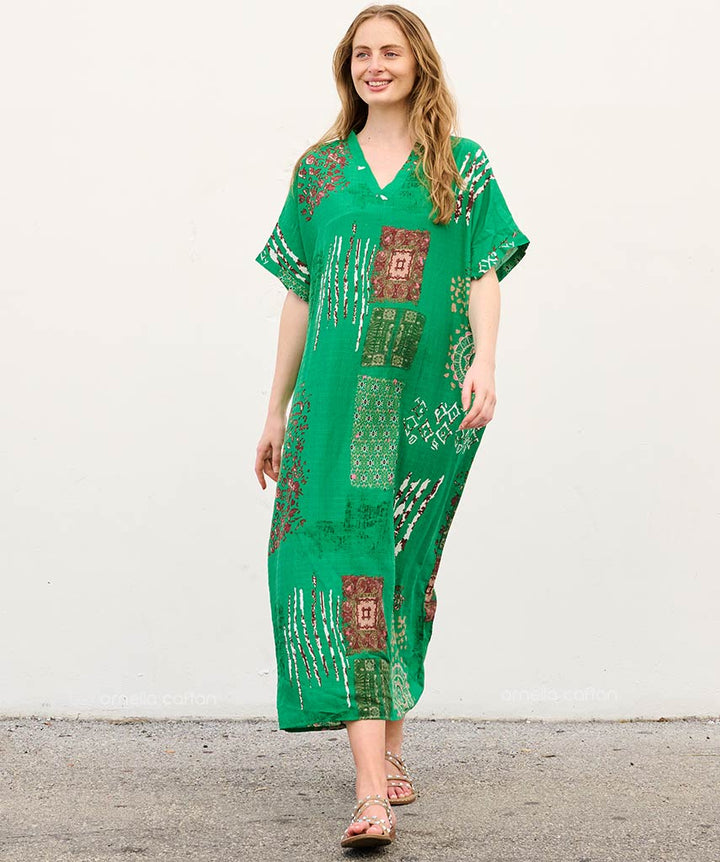 Mira - Robe caftan avec poches pour un usage quotidien