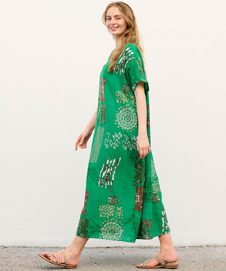 Mira - Robe caftan avec poches pour un usage quotidien